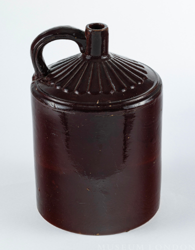Dark Brown Glazed Jug