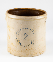 #2 Glass Bros. & Co. London Stoneware Crock