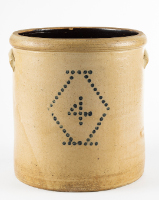 #4 Glass Bros. & Co. London Stoneware Crock