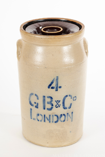#4 Stoneware Butter Churn