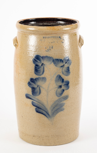 #6 Stoneware Butter Churn