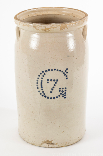 #7 Stoneware Butter Churn