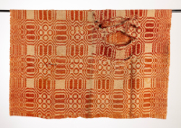 Vegetable Dyed Woven Coverlet