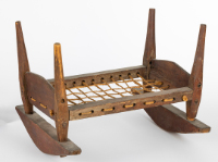 Wooden Doll Cradle
