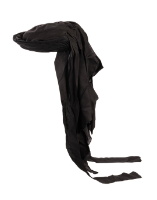 Black Silk Mourning Bonnet