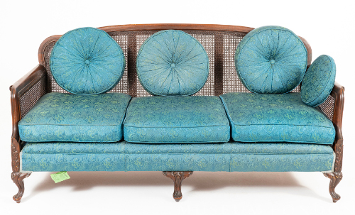 Sofa with Cane Backboard