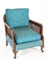 Armchair with Cane Armrests