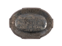 Coffin Plate (Georgia McClure)