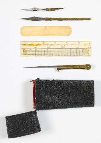 Colonel Mahlon Burwell's Drawing Instrument Set