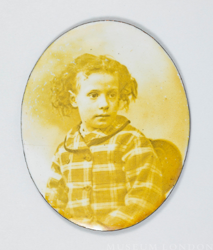 Enamel Portrait on Copper