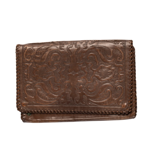 Large Brown Leather Wallet