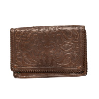 Large Brown Leather Wallet