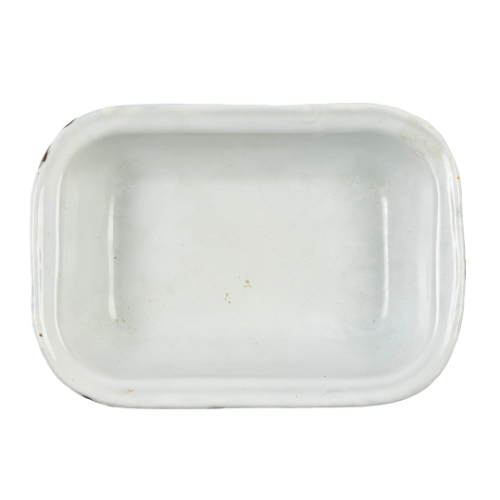 White Enamel Dish