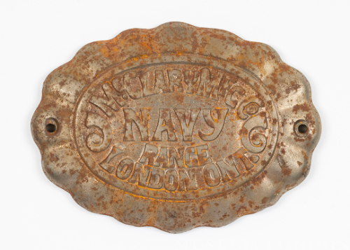McClary's Nameplate