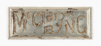 McClary's Nameplate