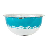 Blue and White Enamel Bowl