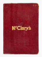 McClary's Manufacturing Company Red Folder