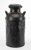 Black McClary's Milk Can