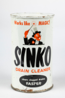 "Sinko Drain Cleaner" Tin