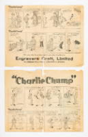 Charlie Chump Cartoon Advertising Promotion