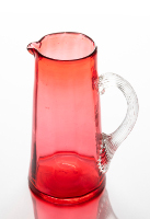 Cranberry Glass Pitcher