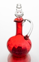 Cranberry Glass Decanter