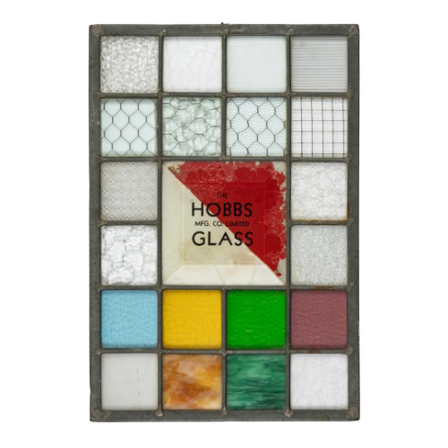 Glass Sample Display for Hobbs MFG, Co. Limited