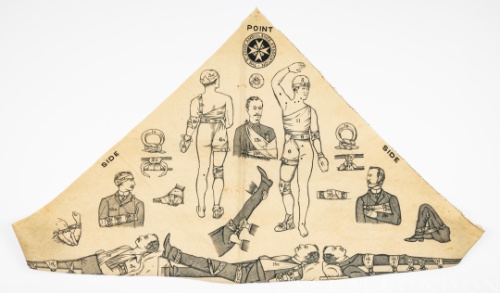 Handkerchief, St. John Ambulance Instructions