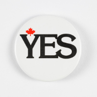 "YES" Promotional Badge