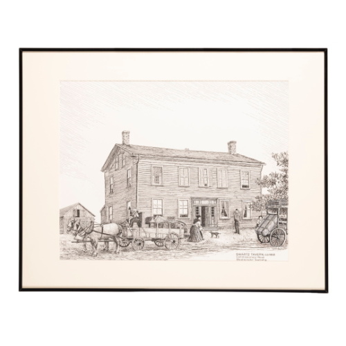 "Swartz Tavern, c. 1850, Commissioners Road, Westminster Township"