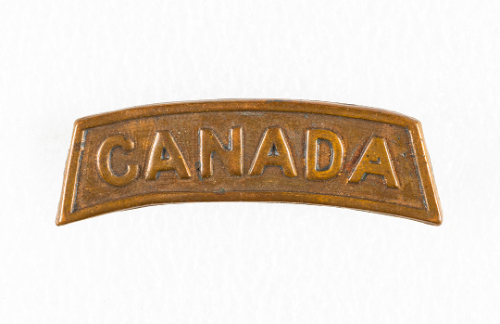 Brass "Canada" Badge