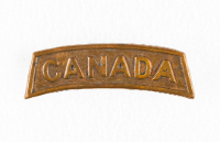 Brass "Canada" Badge