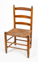 Side Chair with Rush Seat