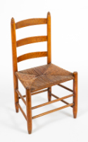 Side Chair with Rush Seat