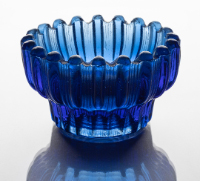 Blue Glass Saltcellar