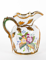 Floral Lustreware Cream Pitcher