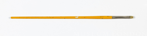 Yellow Handle, Grumbacher #3 Oil Paint Brush