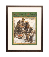 Drawing (Original Cover Art, Norman Mills Price, Farmer's Advocate, Christmas 1916)