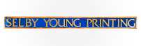 "Selby Young Printing" Sign