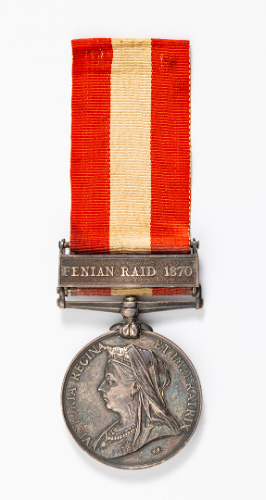 General Service Medal with “Fenian Raids 1870” Clasp