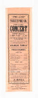 Phoenix Fire Co.Programme, 1858