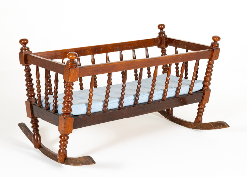 Wooden Baby Cradle