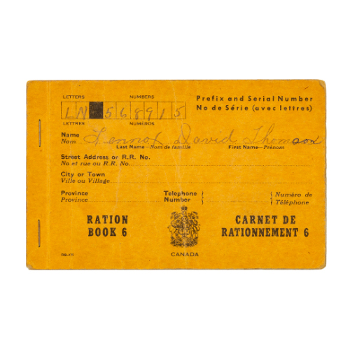 Ration Book 6: Lennox, David Thomson