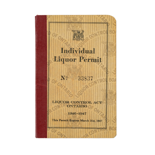 Individual Liquor Permit – Helen B. Lennox