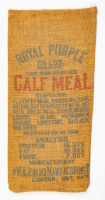 Royal Purple Calf Meal Bag
