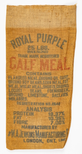 Royal Purple Calf Meal Bag