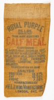 Royal Purple Calf Meal Bag