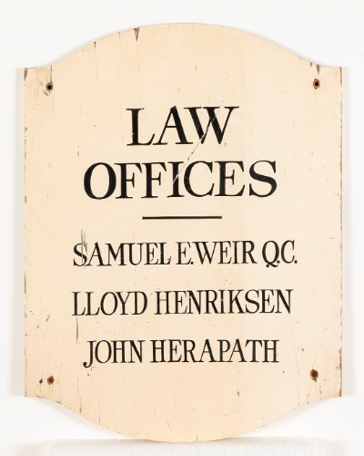 "Law Offices of Samuel E. Weir, Q.C"