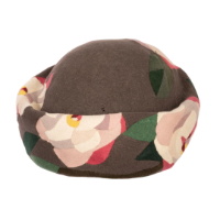 Women's Grey Flowered Hat