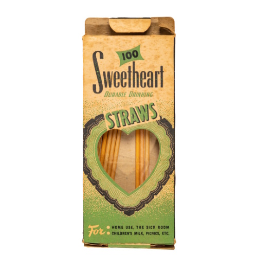 Box of "Sweetheart Durable Drinking Straws" (10)